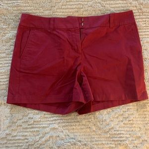 LOFT Outlet Cranberry Shorts! NWT